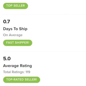 ⭐️⭐️⭐️⭐️⭐️Top Rated Seller!